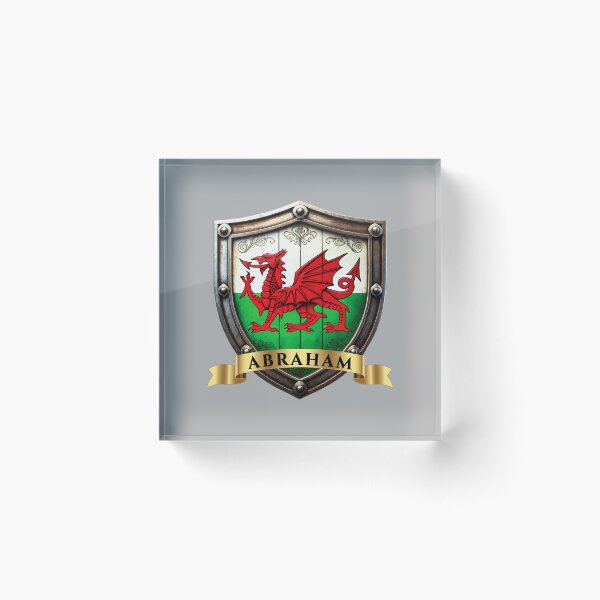 Item preview, Abraham Welsh Heritage Crest Shield designed and sold by Highlandkings.