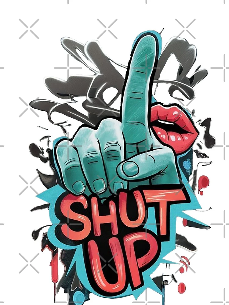 Thumbnail 5 of 5, iPhone Case, SHUT UP designed and sold by Roni554.