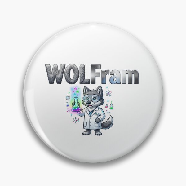 Item preview, WOLFram Science Wolf Wordplay Sticker Souvenir Summer Edition designed and sold by Imaginarium of Chaos falcon88 .
