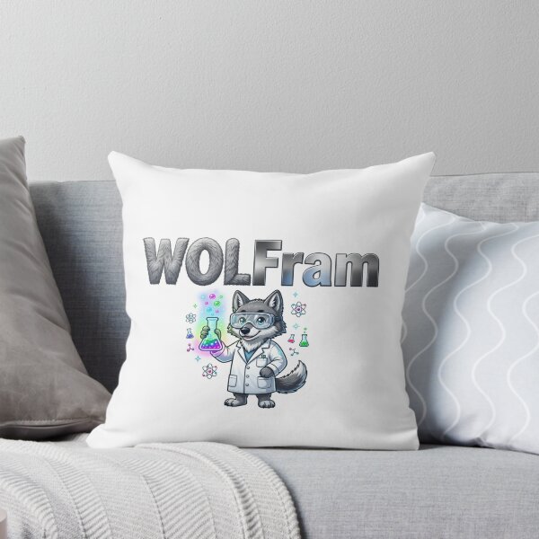 Item preview, WOLFram Science Wolf Wordplay Sticker Souvenir Summer Edition designed and sold by Imaginarium of Chaos falcon88 .