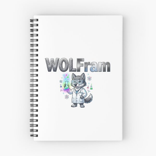 Item preview, WOLFram Science Wolf Wordplay Sticker Souvenir Summer Edition designed and sold by Imaginarium of Chaos falcon88 .