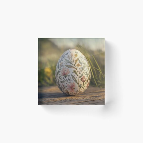 Item preview, Floral Easter eggs designed and sold by FluffyGallery.