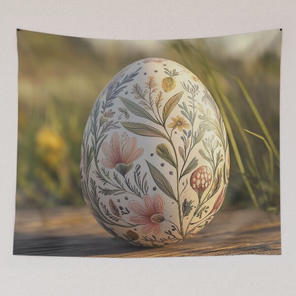Item preview, Floral Easter eggs designed and sold by FluffyGallery.