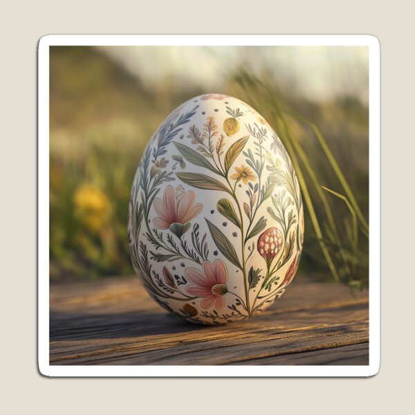 Item preview, Floral Easter eggs designed and sold by FluffyGallery.