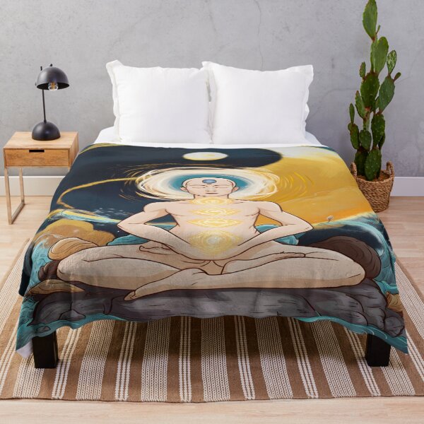 Item preview, Harmonious Chakra Meditation Wall Art - Spiritual Energy Poster designed and sold by Resilient Art Gallery.