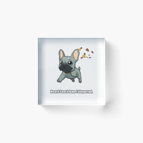 Item preview, French Bulldog - Heard Snack Bag Teleported - Funny Frenchie Gift designed and sold by pawdrops.