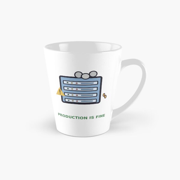 Item preview, Production Is Fine — Funny DevOps Server Design, Developer Gift designed and sold by QuirkyCartel.