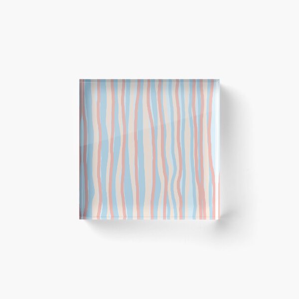 Item preview, Pastel Wavy Stripe Pattern | Soft Coastal Minimalist Des designed and sold by CreationbyNiki.