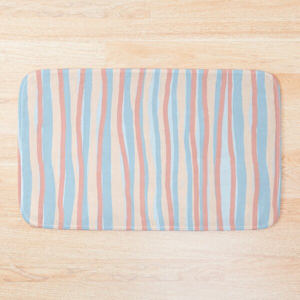 Item preview, Pastel Wavy Stripe Pattern | Soft Coastal Minimalist Des designed and sold by CreationbyNiki.