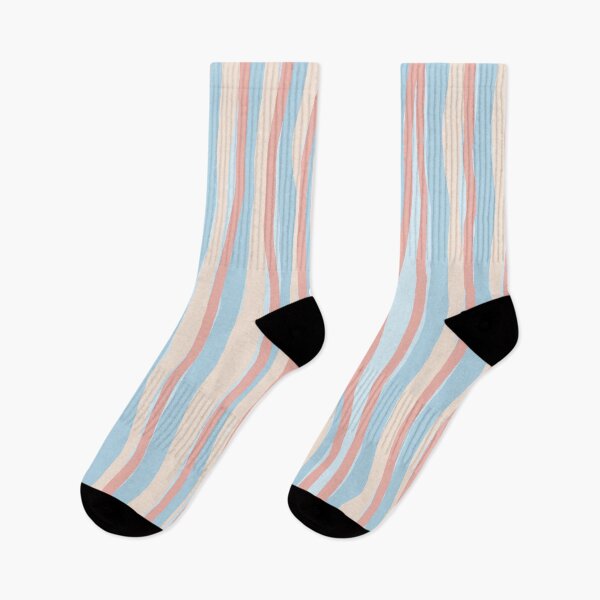 Item preview, Pastel Wavy Stripe Pattern | Soft Coastal Minimalist Des designed and sold by CreationbyNiki.