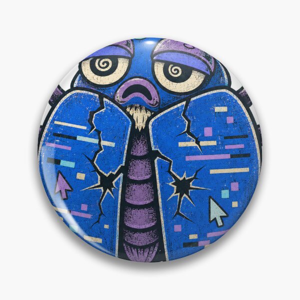 Item preview, Blue-Screen Beetle – Computer Error Creature designed and sold by yagniikd-.