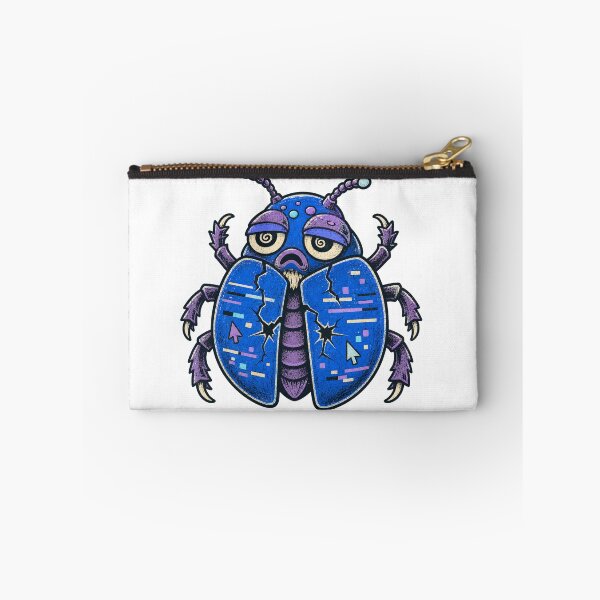 Item preview, Blue-Screen Beetle – Computer Error Creature designed and sold by yagniikd-.