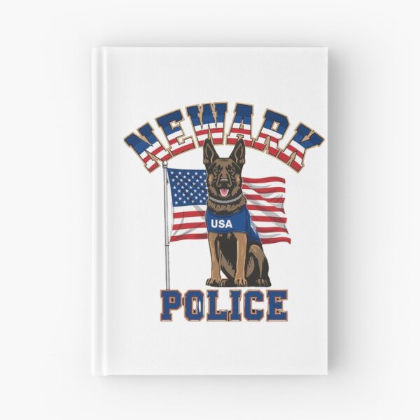 Item preview, Newark Police K9 American Flag T-Shirt, Police Dog Officer Gift, Patriotic Law Enforcement Graphic Tee designed and sold by pawsome purrfect.