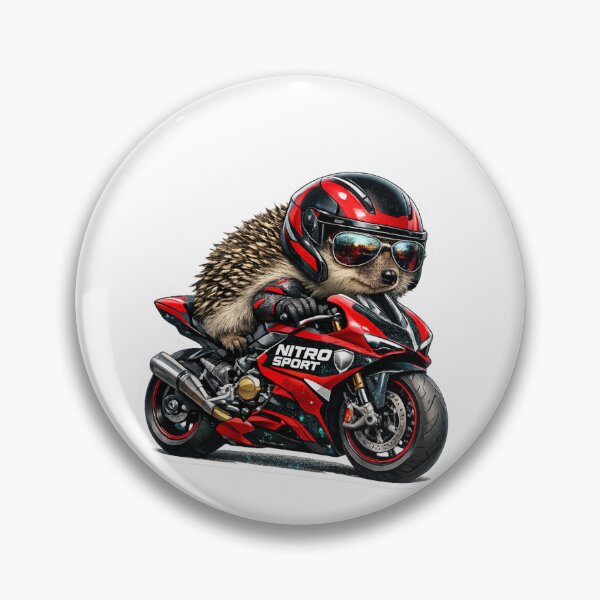 Item preview,  Nitro Sport Hedgehog - Red Black Racer designed and sold by Hellulandia - no nää ny vaa o tämmöne.
