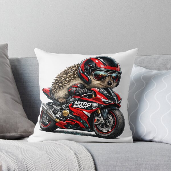 Item preview,  Nitro Sport Hedgehog - Red Black Racer designed and sold by Hellulandia - no nää ny vaa o tämmöne.