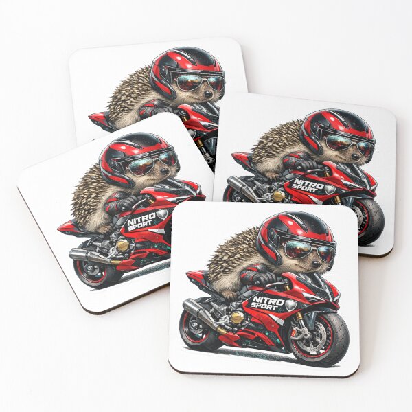 Item preview,  Nitro Sport Hedgehog - Red Black Racer designed and sold by Hellulandia - no nää ny vaa o tämmöne.