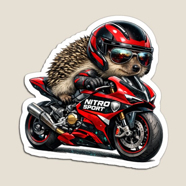 Artikelvorschau, Nitro Sport Hedgehog - Rot-Schwarzer Rennwagen entworfen und verkauft von Hellulandia - no nää ny vaa o tämmöne.