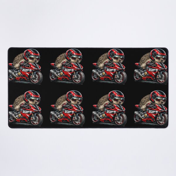 Item preview, Nitro Sport Hedgehog - Red Black Racer designed and sold by Hellulandia - no nää ny vaa o tämmöne.
