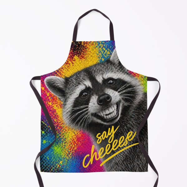 Artikelvorschau, Funny Raccoon Graffiti Art – Say Cheese entworfen und verkauft von LittleGinnyArt.