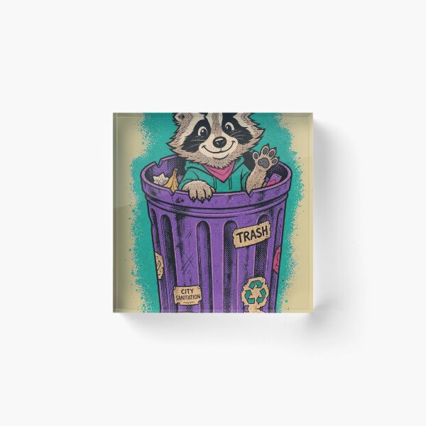 Item preview, Trashcan Raccoon designed and sold by The King's general goods.