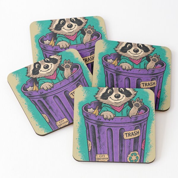 Item preview, Trashcan Raccoon designed and sold by The King's general goods.