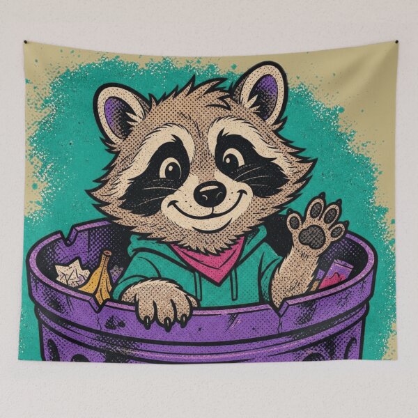 Item preview, Trashcan Raccoon designed and sold by The King's general goods.