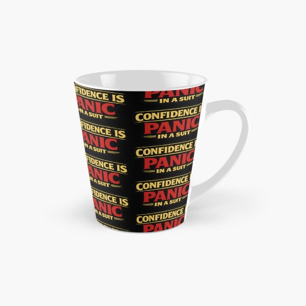 Item preview, Confidence Is Panic in a Suit Funny Anxiety Quote designed and sold by TeeTimeTreasure.