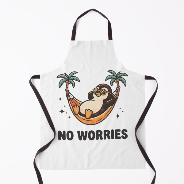 Item preview, No Worries Penguin Hammock Shirt – Funny Cute Summer Vacation Beach Gift designed and sold by StickerNestYou.