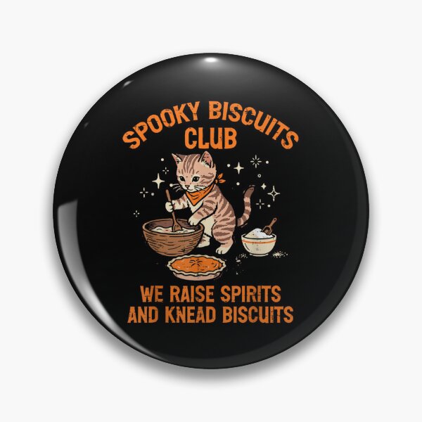 Item preview, Spooky Biscuits Club Cute Baking Cat Halloween Kitchen Funny Baker Gift designed and sold by YubitaLeLe.