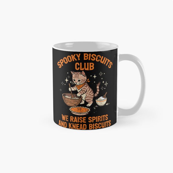 Item preview, Spooky Biscuits Club Cute Baking Cat Halloween Kitchen Funny Baker Gift designed and sold by YubitaLeLe.