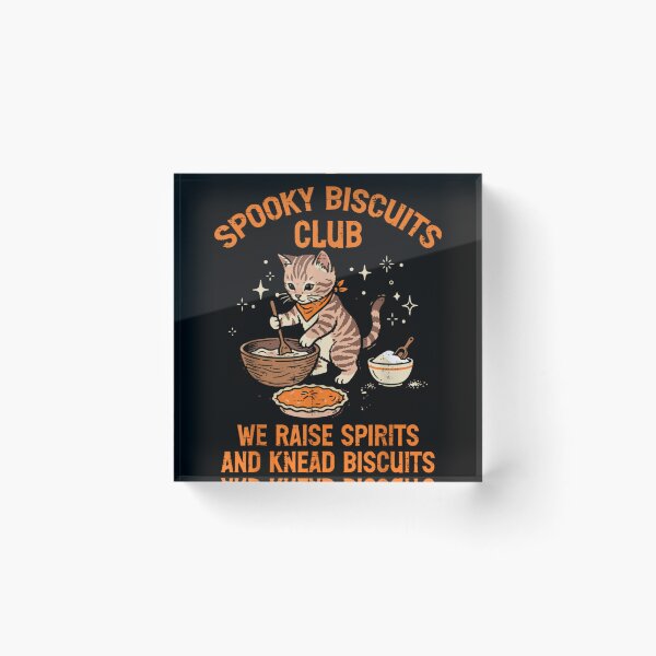 Item preview, Spooky Biscuits Club Cute Baking Cat Halloween Kitchen Funny Baker Gift designed and sold by YubitaLeLe.