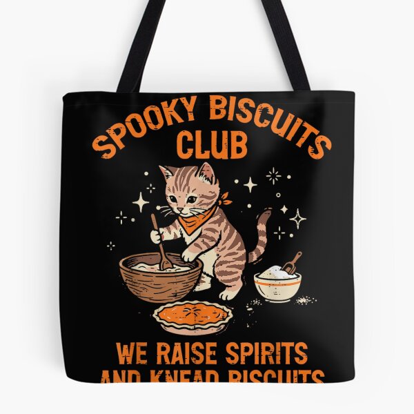 Item preview, Spooky Biscuits Club Cute Baking Cat Halloween Kitchen Funny Baker Gift designed and sold by YubitaLeLe.