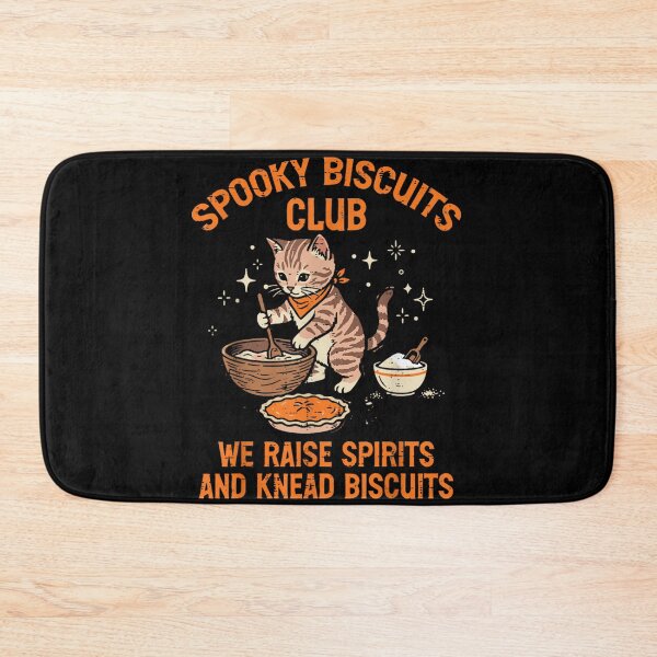 Item preview, Spooky Biscuits Club Cute Baking Cat Halloween Kitchen Funny Baker Gift designed and sold by YubitaLeLe.