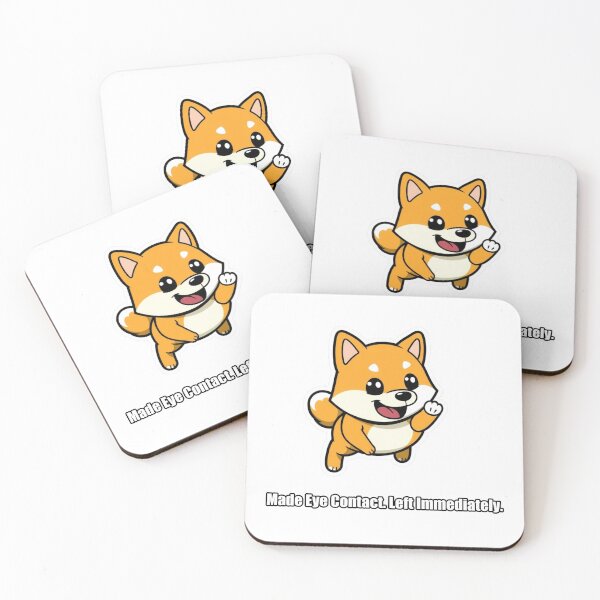 Item preview, Shiba Inu - Made Eye Contact Left Immediately - Funny Shiba Gift designed and sold by pawdrops.