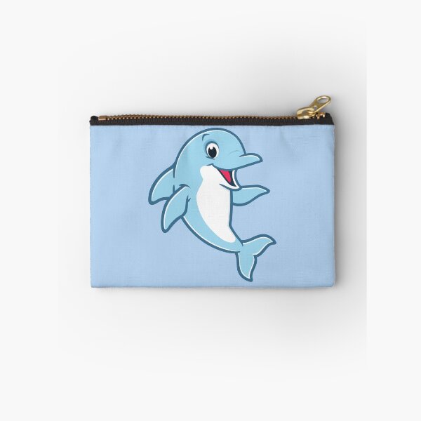 Item preview, Cute Happy Dolphin Cartoon Kawaii Ocean Animal Art designed and sold by SolutionsArt.