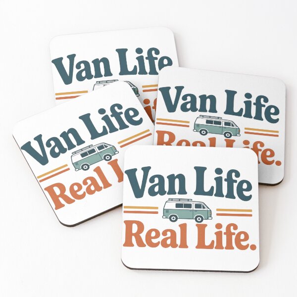 Item preview, Van Life Real Life Vintage Campervan Travel designed and sold by Cerys-GS.