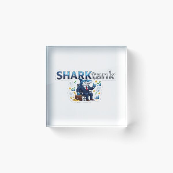 Item preview, SHARKtank Business Shark Wordplay Sticker Souvenir Summer Edition designed and sold by Imaginarium of Chaos falcon88 .