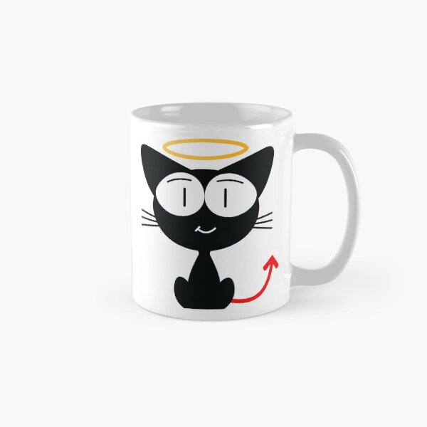 Item preview, Angel Devil Cat  designed and sold by Madhav Creations Studio.