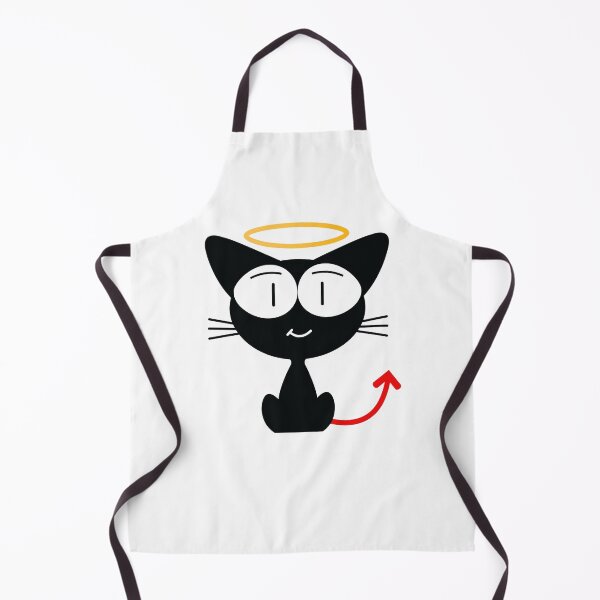 Item preview, Angel Devil Cat designed and sold by Madhav Creations Studio.