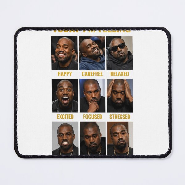 Item preview, Kanye west meme memes parody gag christmas birthday funny emotion feelings designed and sold by CheeseBlueprint.
