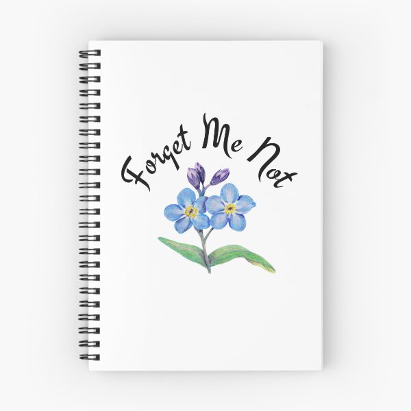 Item preview, Forget Me Not Text designed and sold by CasmahCreations.