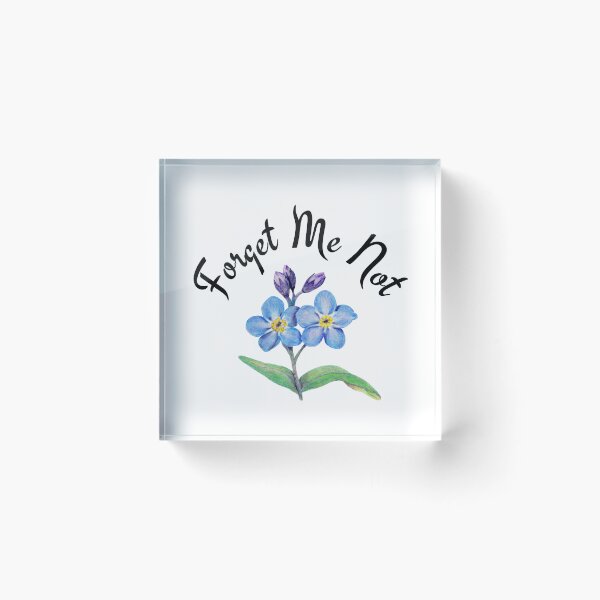 Item preview, Forget Me Not Text designed and sold by CasmahCreations.