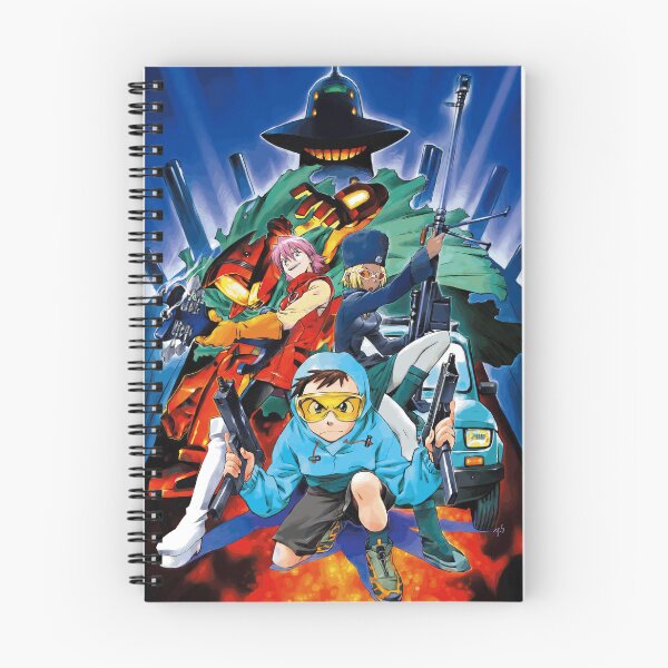 Item preview, FLCL (The FLCL Archives) Illustration designed and sold by Fire TheMann.