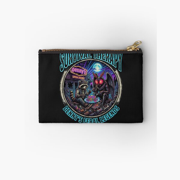 Item preview, Jimothy Raccoon & Mothman - Denny’s Survival Therapy designed and sold by SisuPrintsCo.