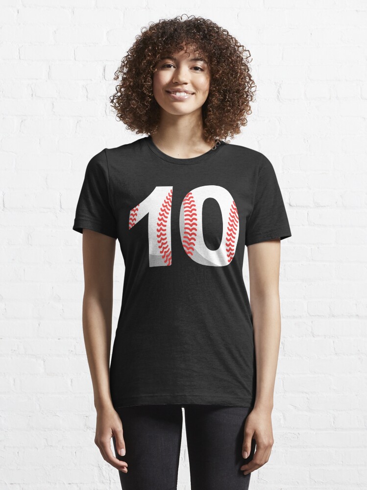 Baseball Player Number #10 Shirt T-Shirt