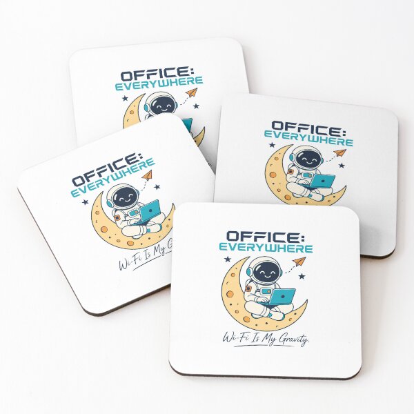 Item preview, Office Everywhere Shirt, Digital Nomad T-Shirt, Remote Worker Tee, Work From Anywhere Shirt, Laptop Astronaut Graphic Tee, Freelancer Travel Gift designed and sold by KAYJAY DESIGNS.