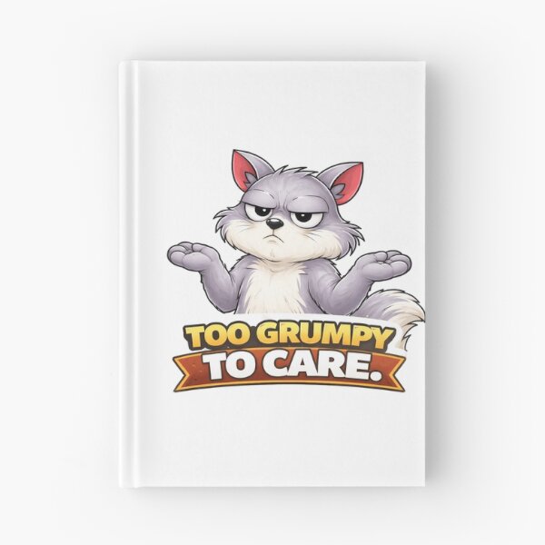 Item preview, Too Grumpy To Care Funny Cartoon Squirrel Attitude Design designed and sold by The-T-In-Retro.