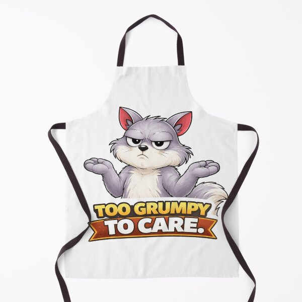 Item preview, Too Grumpy To Care Funny Cartoon Squirrel Attitude Design designed and sold by The-T-In-Retro.