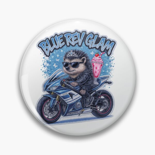 Item preview, Yamaha Blue Rev Glam - Strawberry Shake Ride designed and sold by Hellulandia - no nää ny vaa o tämmöne.