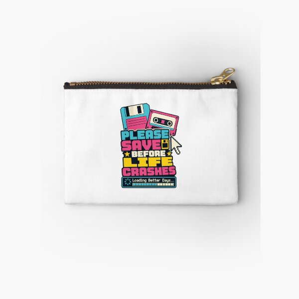 Item preview, Please Save Before Life Crashes Shirt, Retro Computer Humor T-Shirt, Digital Nostalgia Tee, Vintage Floppy Disk Graphic Shirt, Geek Gamer Gift designed and sold by KAYJAY DESIGNS.